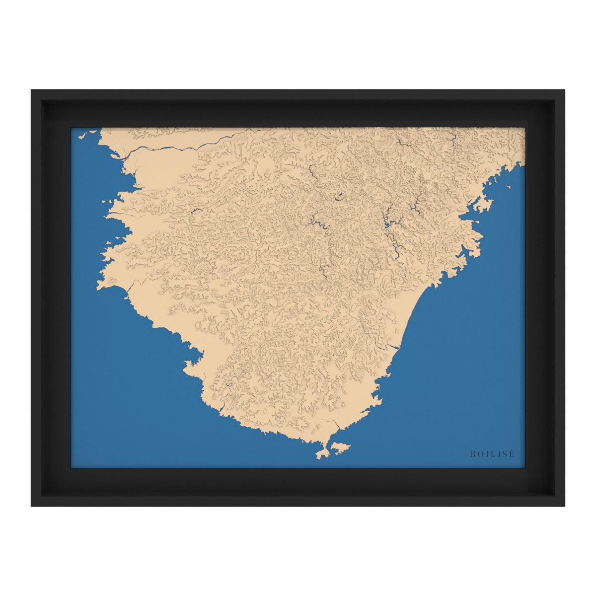 Carte de la péninsule de Kii (Japon)
