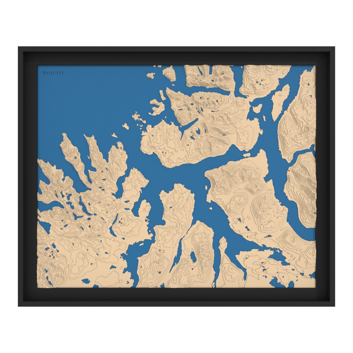 Carte du fjord de Malangen