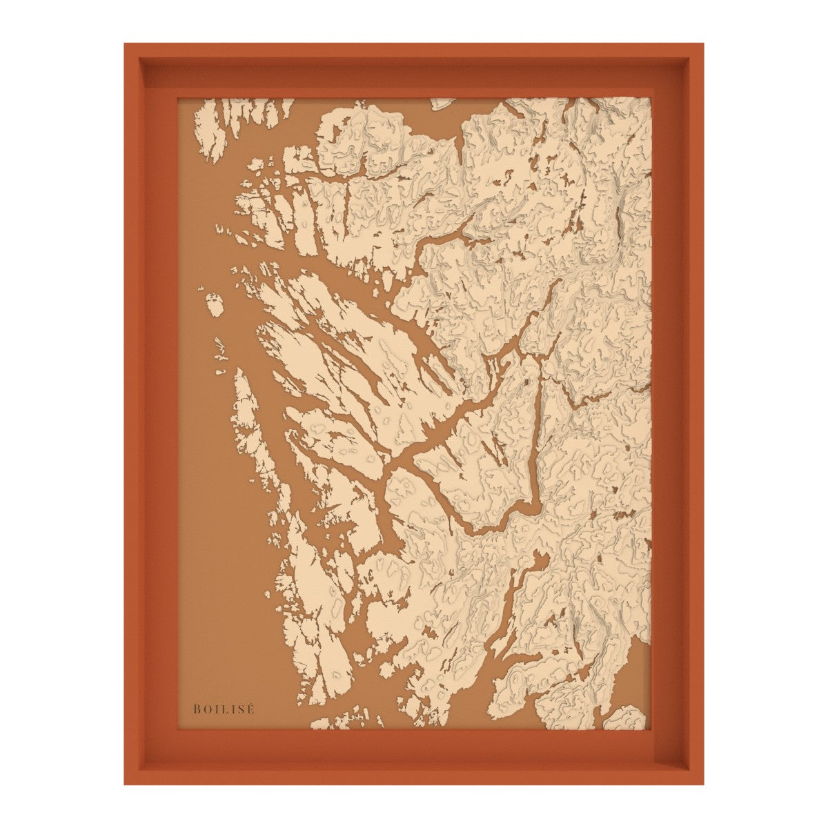 Carte de Bergen au cœur des fjords