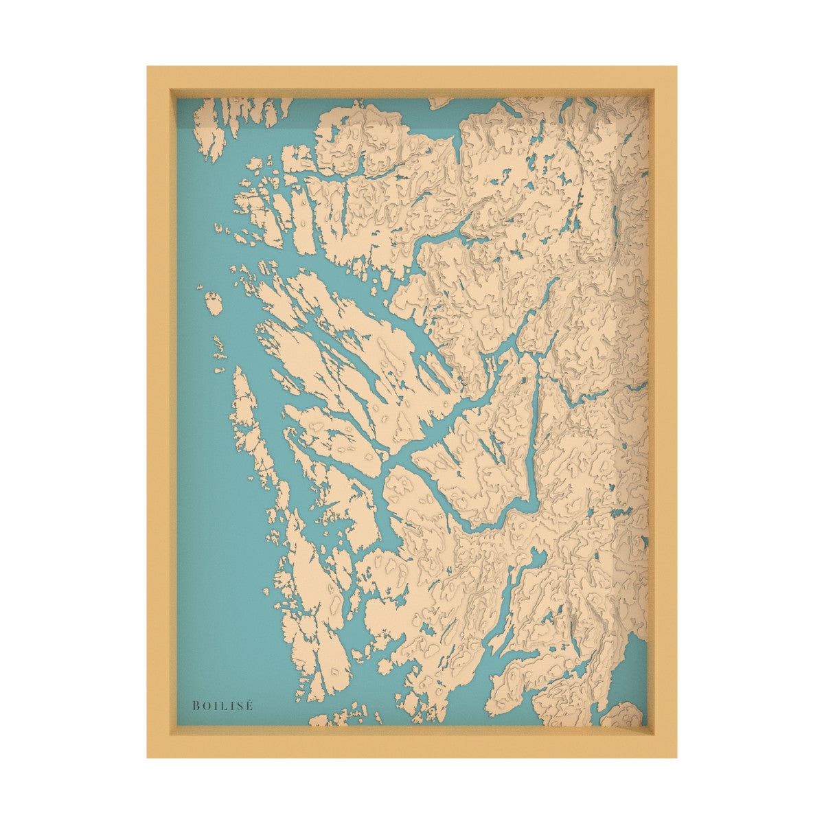 Carte de Bergen au cœur des fjords