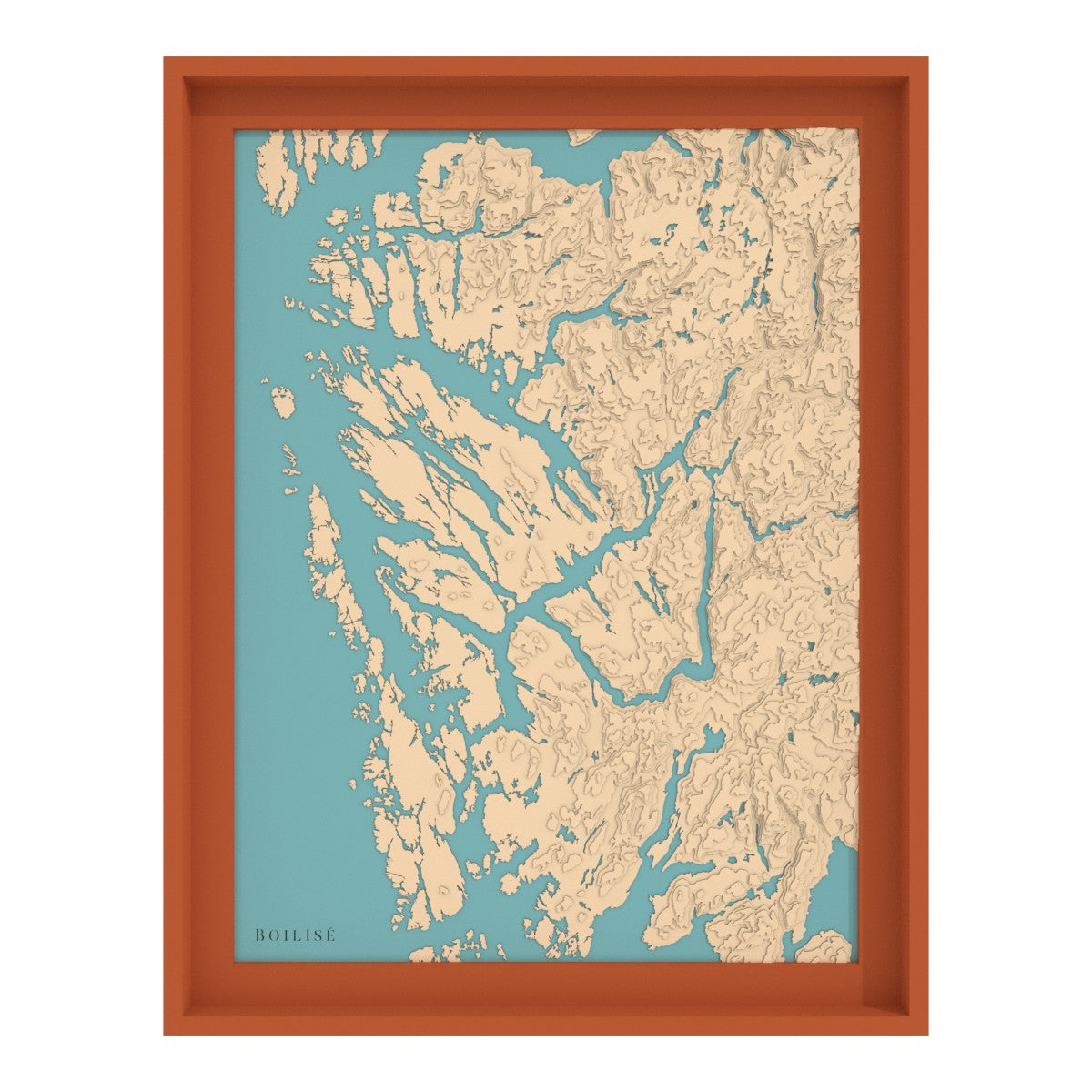 Carte de Bergen au cœur des fjords