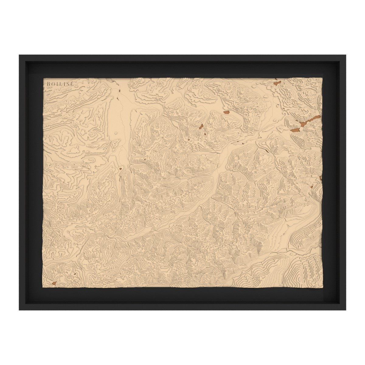 Carte de la Vallée du Lech - Autriche