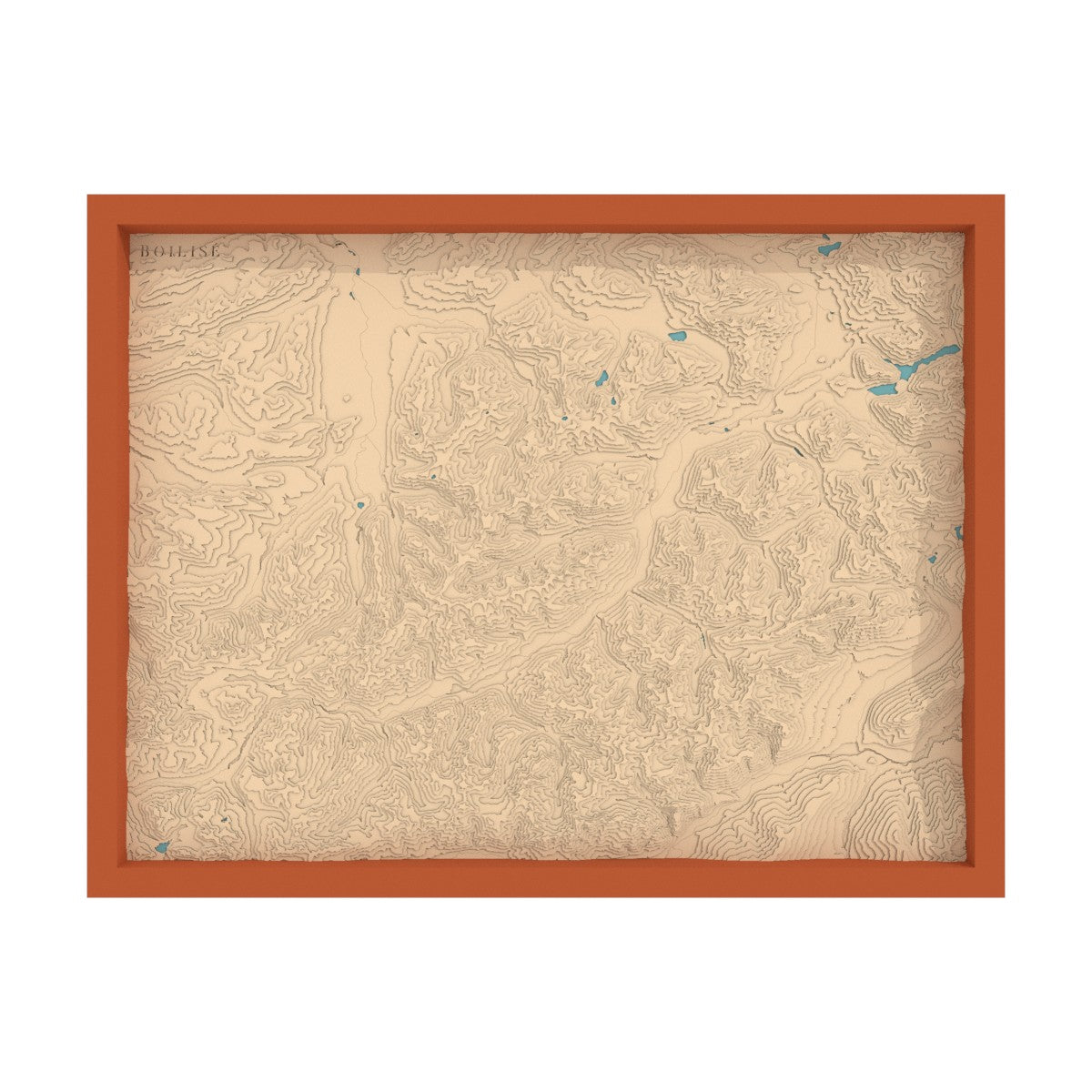 Carte de la Vallée du Lech - Autriche
