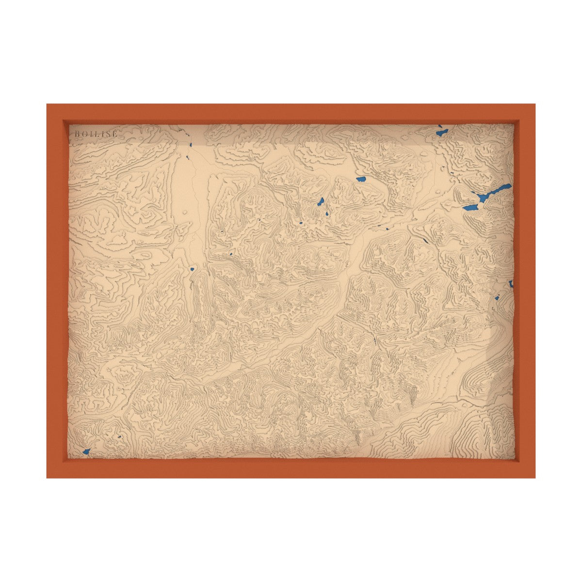 Carte de la Vallée du Lech - Autriche