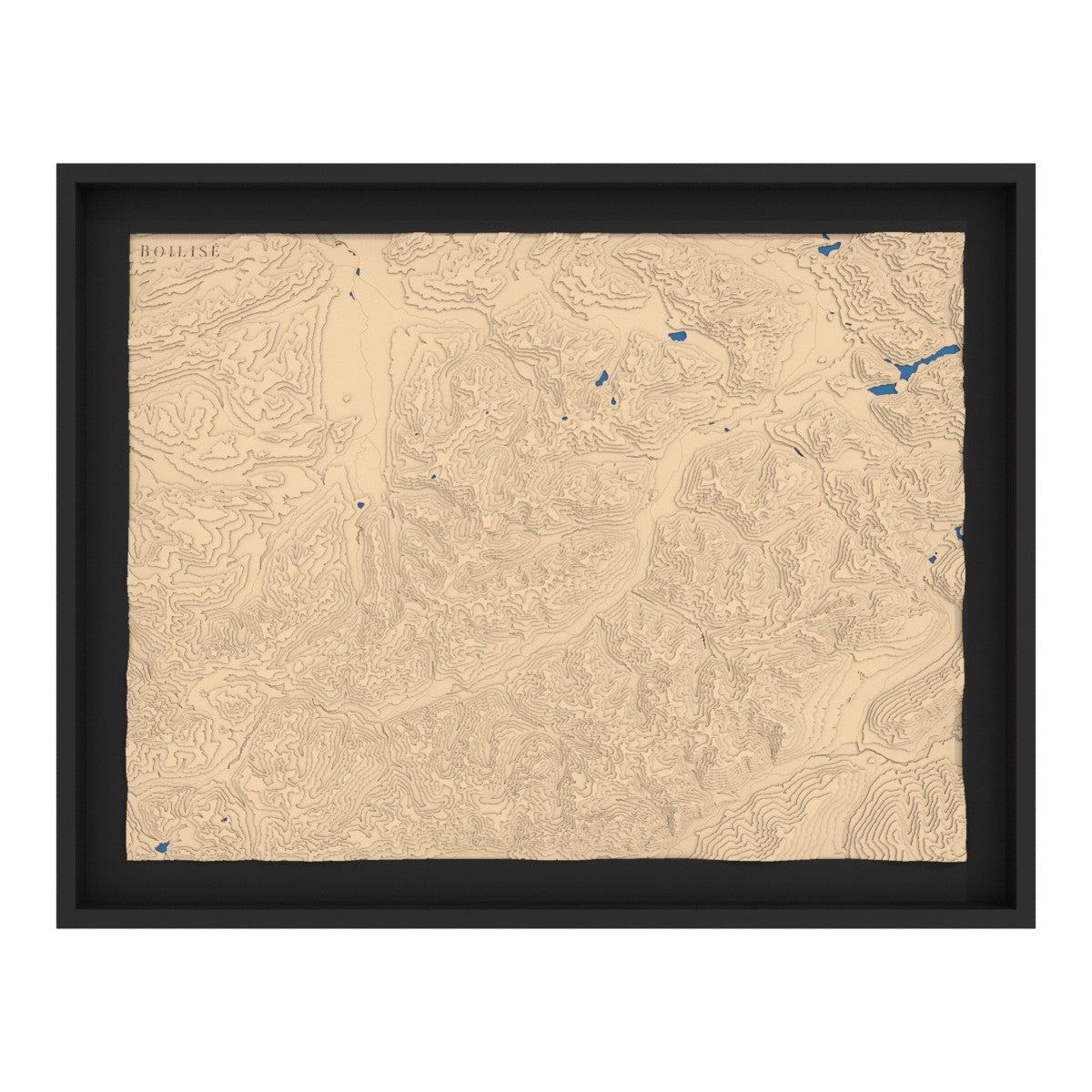 Carte de la Vallée du Lech - Autriche